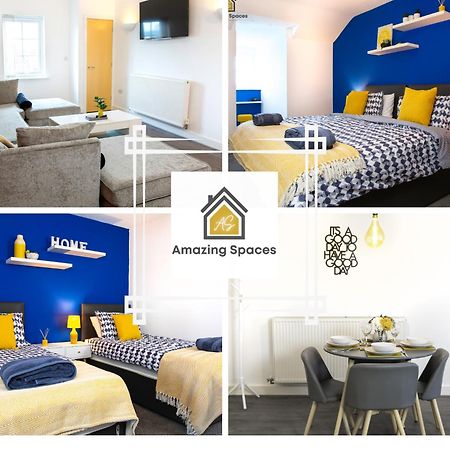 Large Unique 2 Bedroom Duplex Apartment With Private Parking & Free Wifi - Vat Qualifying By Amazing Spaces Relocations Ltd 워링턴 외부 사진
