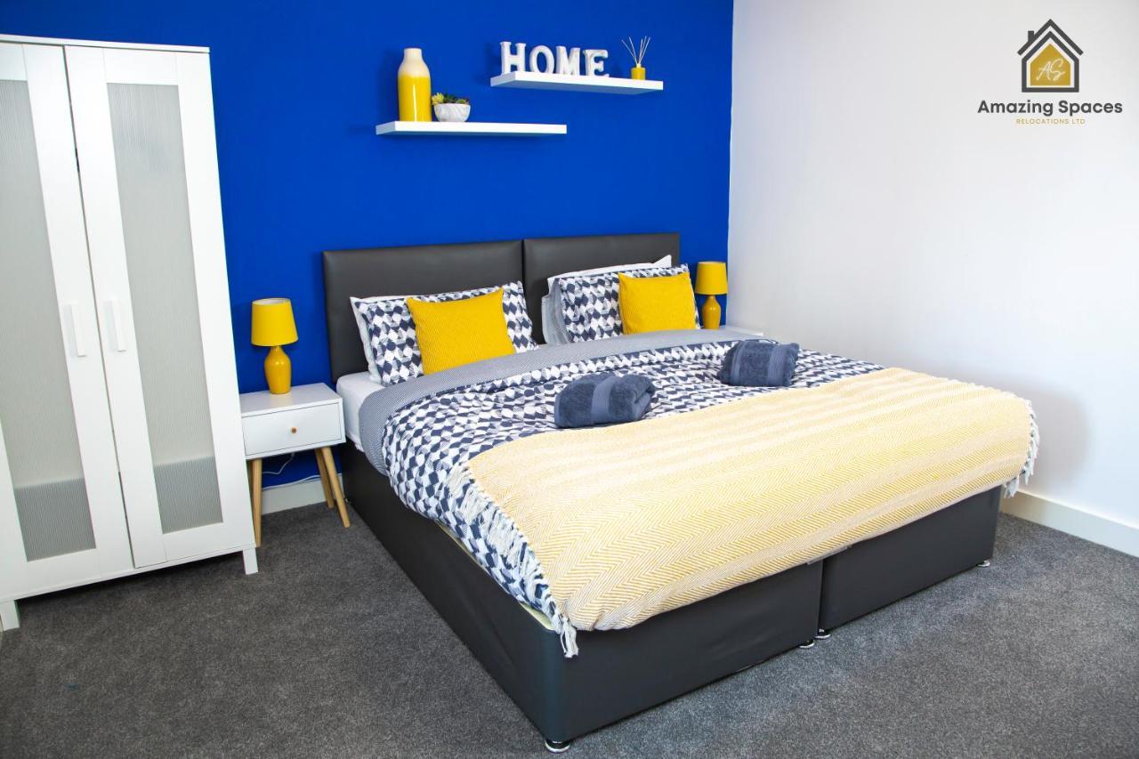Large Unique 2 Bedroom Duplex Apartment With Private Parking & Free Wifi - Vat Qualifying By Amazing Spaces Relocations Ltd 워링턴 외부 사진