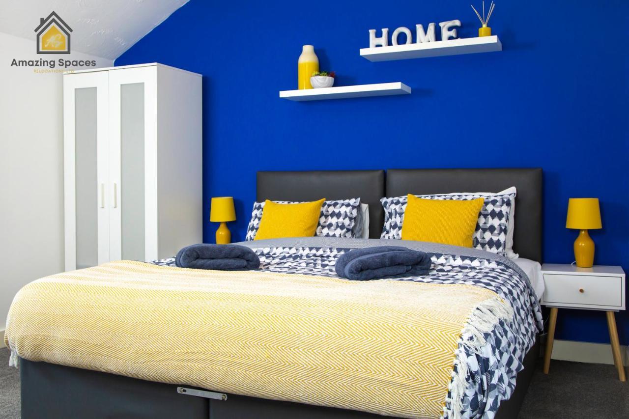 Large Unique 2 Bedroom Duplex Apartment With Private Parking & Free Wifi - Vat Qualifying By Amazing Spaces Relocations Ltd 워링턴 외부 사진
