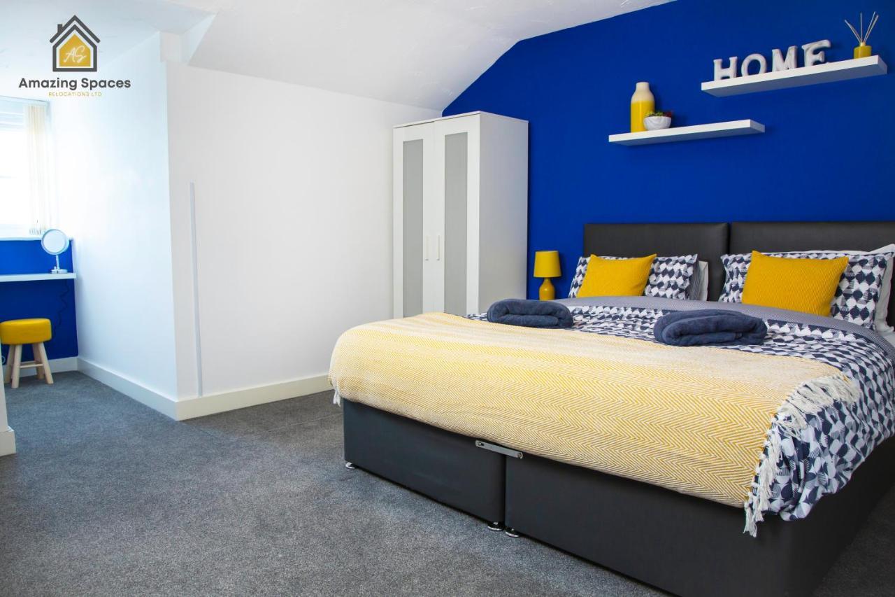 Large Unique 2 Bedroom Duplex Apartment With Private Parking & Free Wifi - Vat Qualifying By Amazing Spaces Relocations Ltd 워링턴 외부 사진